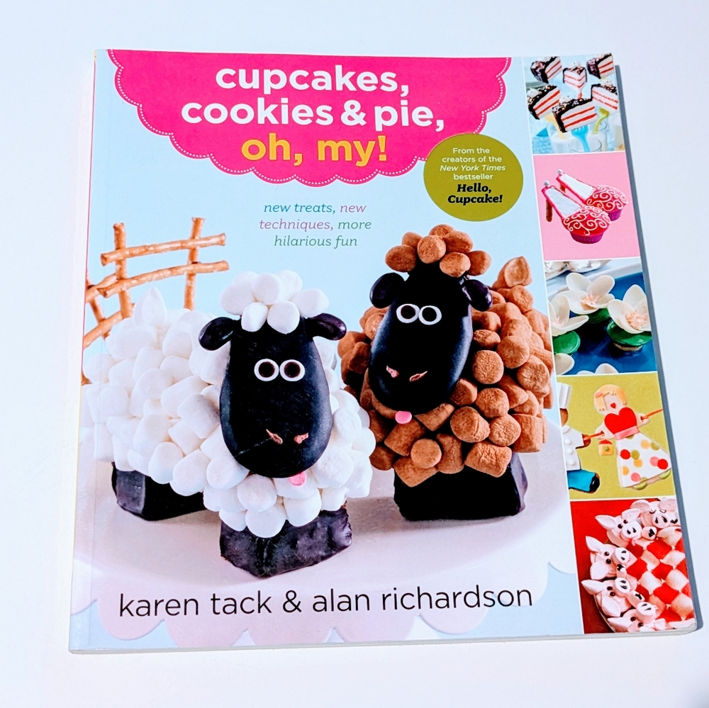 Cupcakes, Cookies & Pie, oh, my!  Vintage Cookbook Baking Recipes Cooking 2012